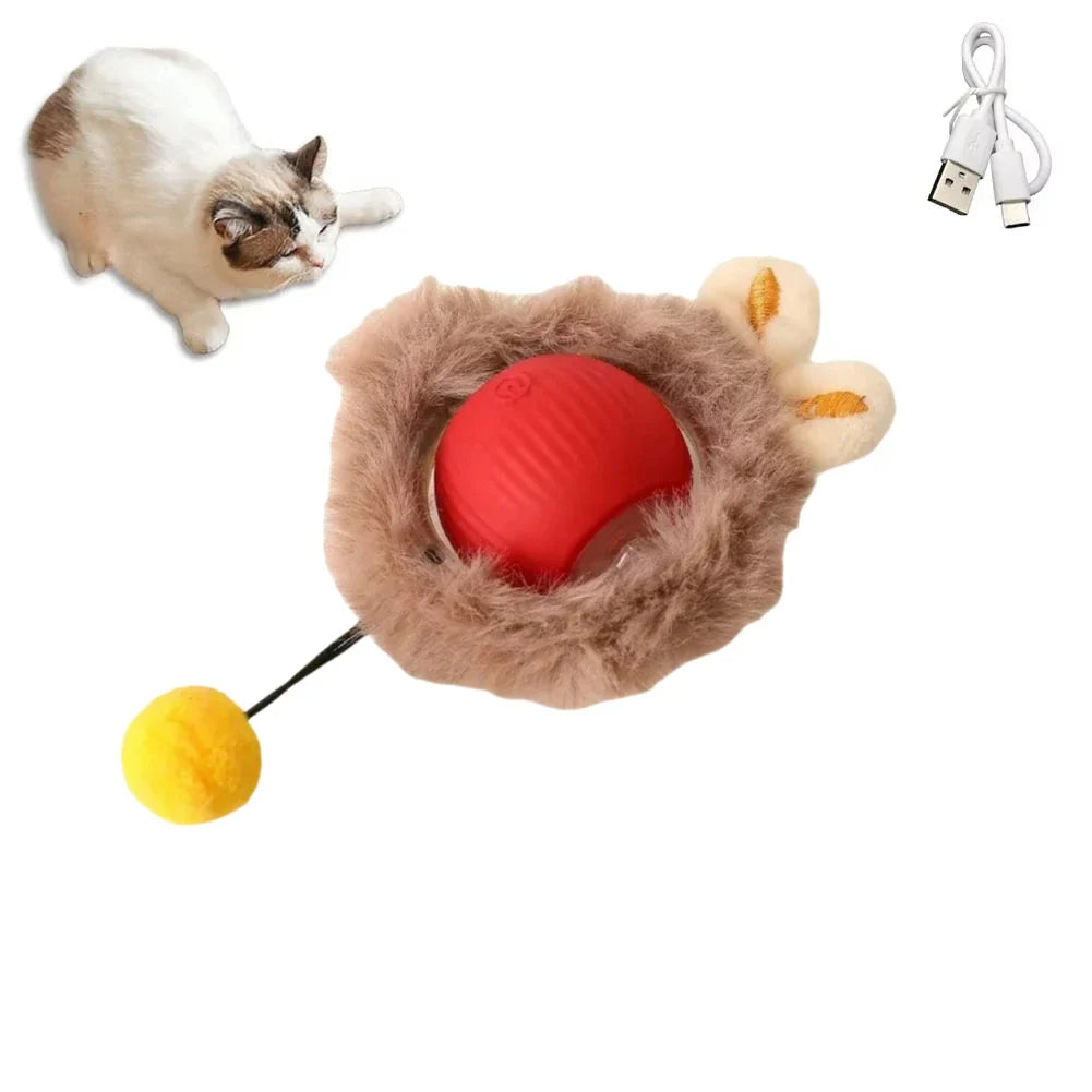 Rechargeable Automatic Rolling Cat Ball