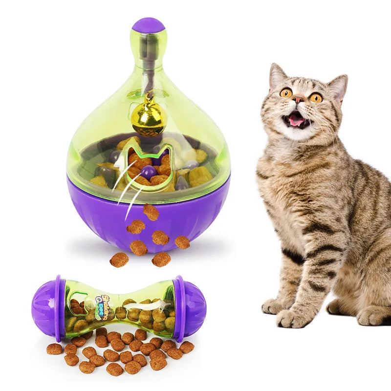 Interactive Pet Feeder Tumbler Toy