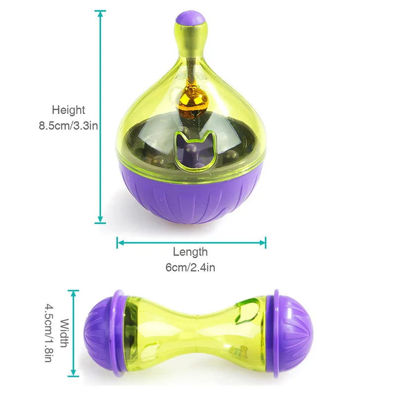 Interactive Pet Feeder Tumbler Toy